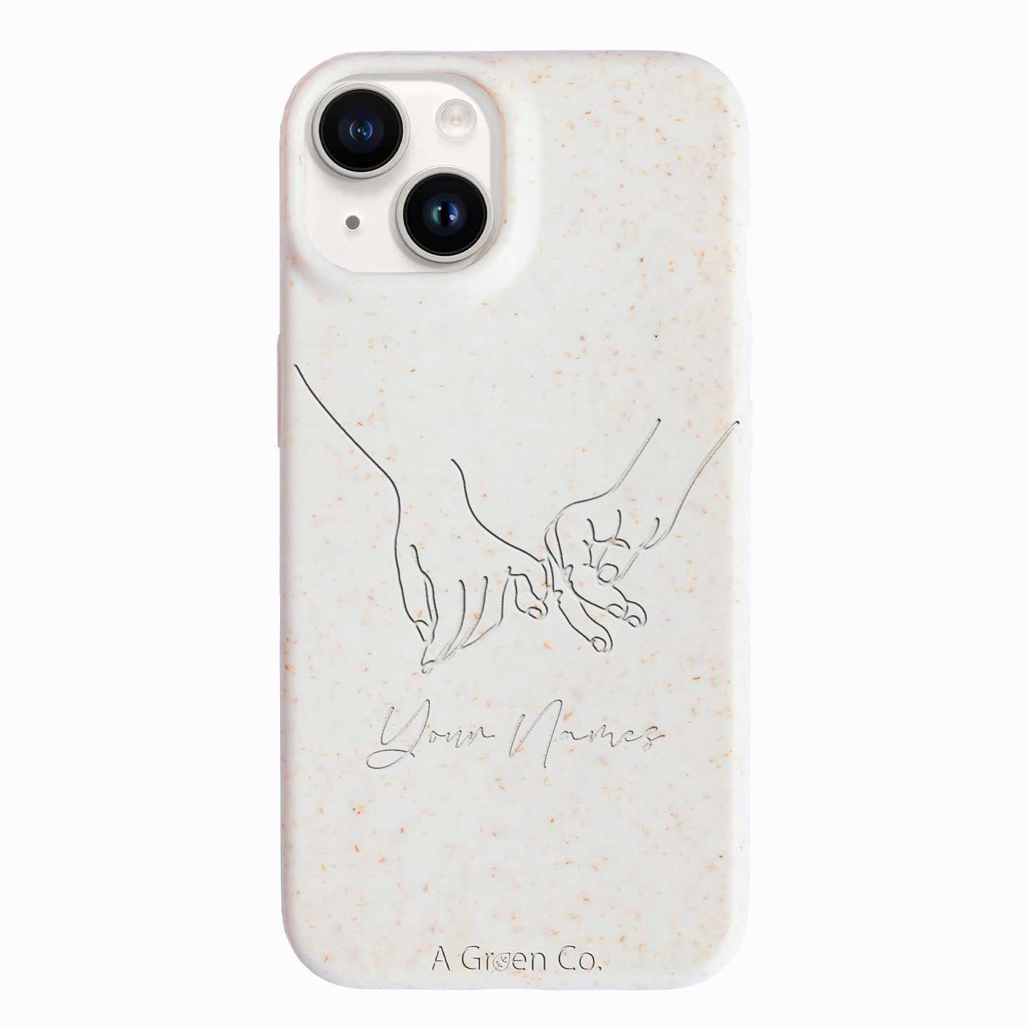 Holding Hands - iPhone 15 Eco-Friendly Case