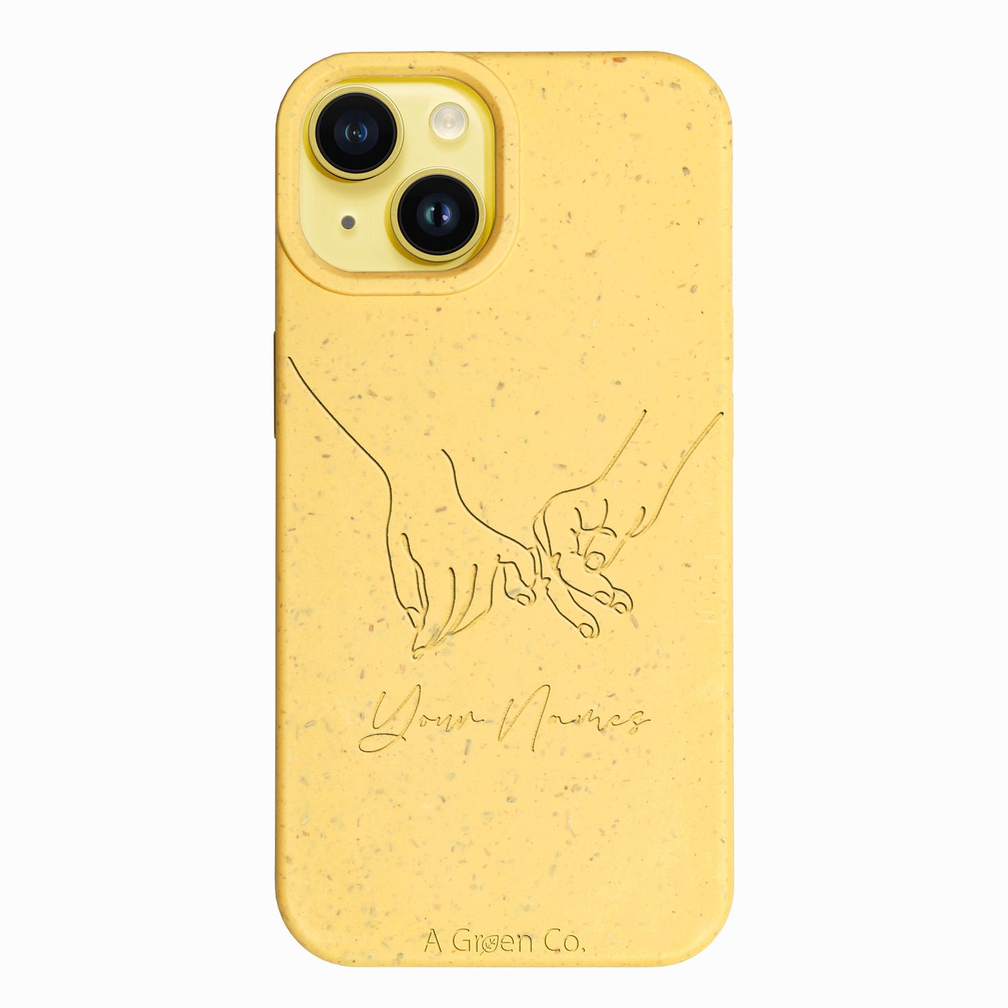 Holding Hands - iPhone 15 Eco-Friendly Case