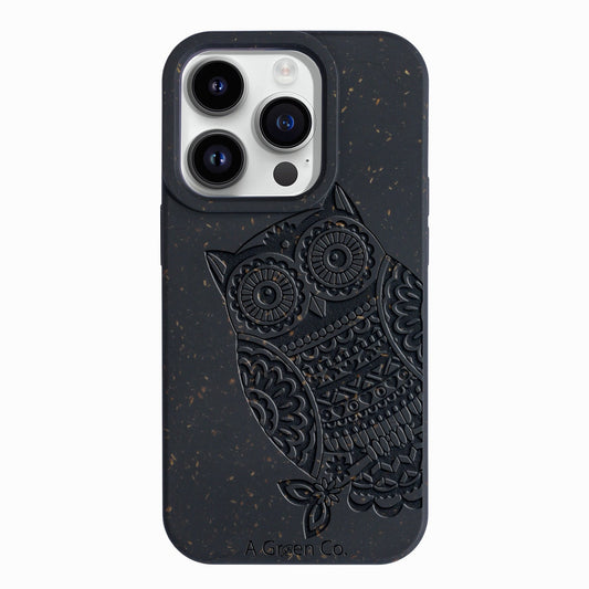 The Wise Owl - iPhone 14 Pro Eco-Friendly Case