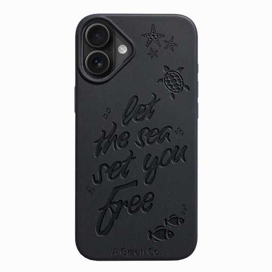 Let The Sea Set You Free - iPhone 16 Eco-Friendly Case