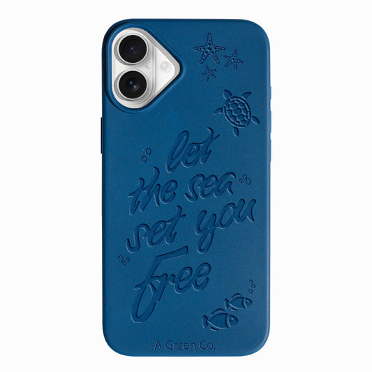 Let The Sea Set You Free - iPhone 16 Eco-Friendly Case
