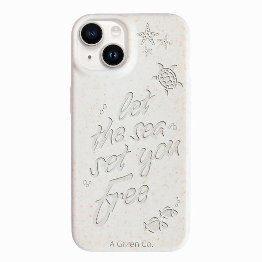 Let The Sea Set You Free - iPhone 14 Plus Eco-Friendly Case