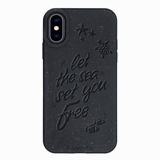 Let The Sea Set You Free - iPhone Xs Eco-Friendly Case