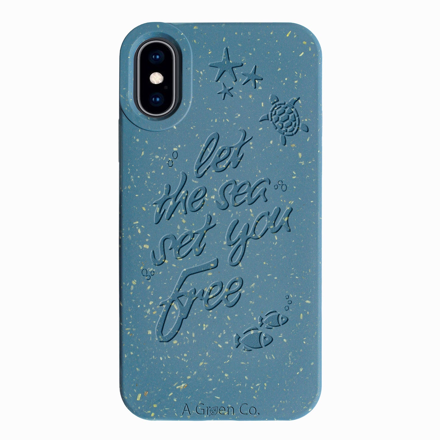 Let The Sea Set You Free - iPhone Xs Eco-Friendly Case