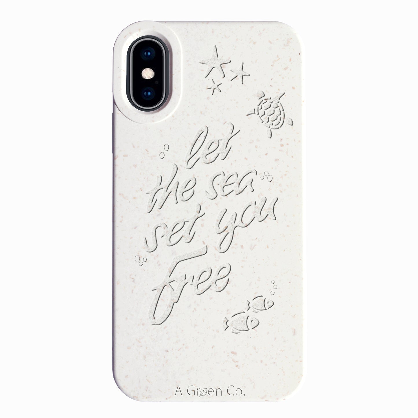 Let The Sea Set You Free - iPhone Xs Eco-Friendly Case