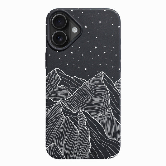 Starry Peaks - iPhone 16 Eco-Friendly Case