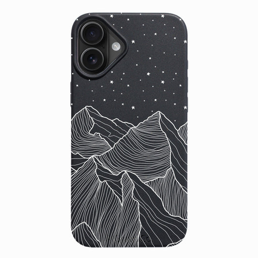 Starry Peaks - iPhone 16 Plus Eco-Friendly Case