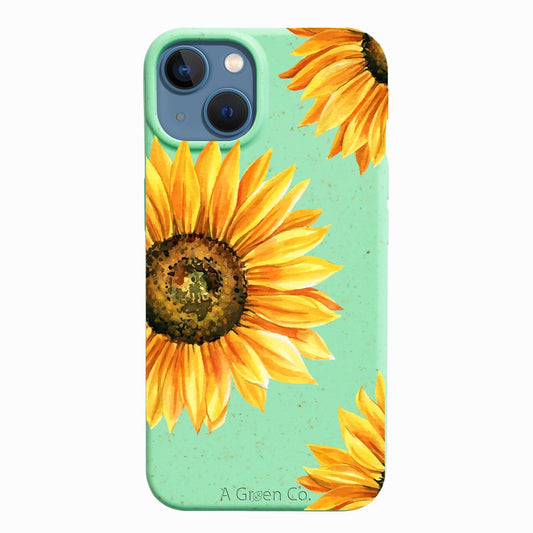 Sunflowers in Color - iPhone 14 Plus Eco-Friendly Case