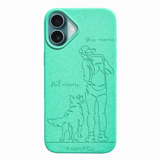 Wagging Tails (Guy) - iPhone 16 Eco-Friendly Case