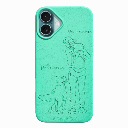 Wagging Tails (Guy) - iPhone 16 Plus Eco-Friendly Case