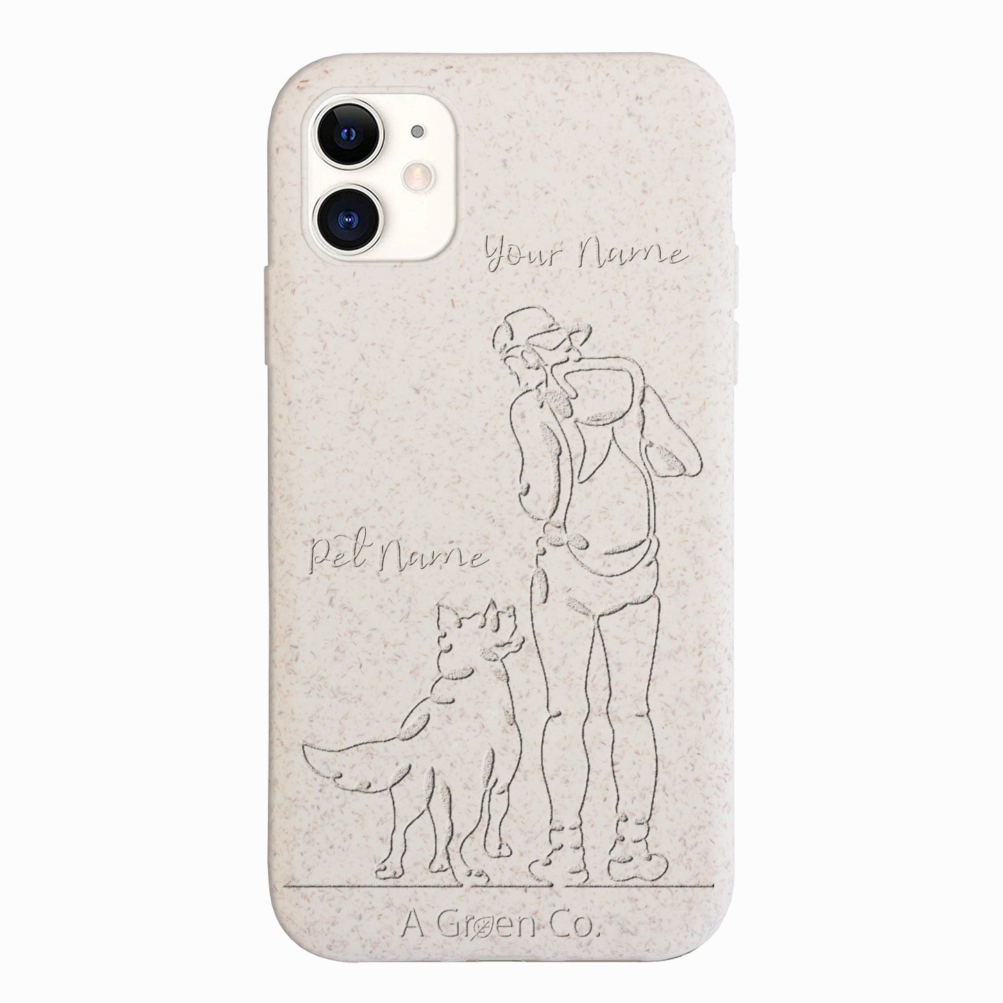 Wagging Tails (Guy) - iPhone 11 Eco-Friendly Case