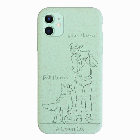 Wagging Tails (Guy) - iPhone 11 Eco-Friendly Case