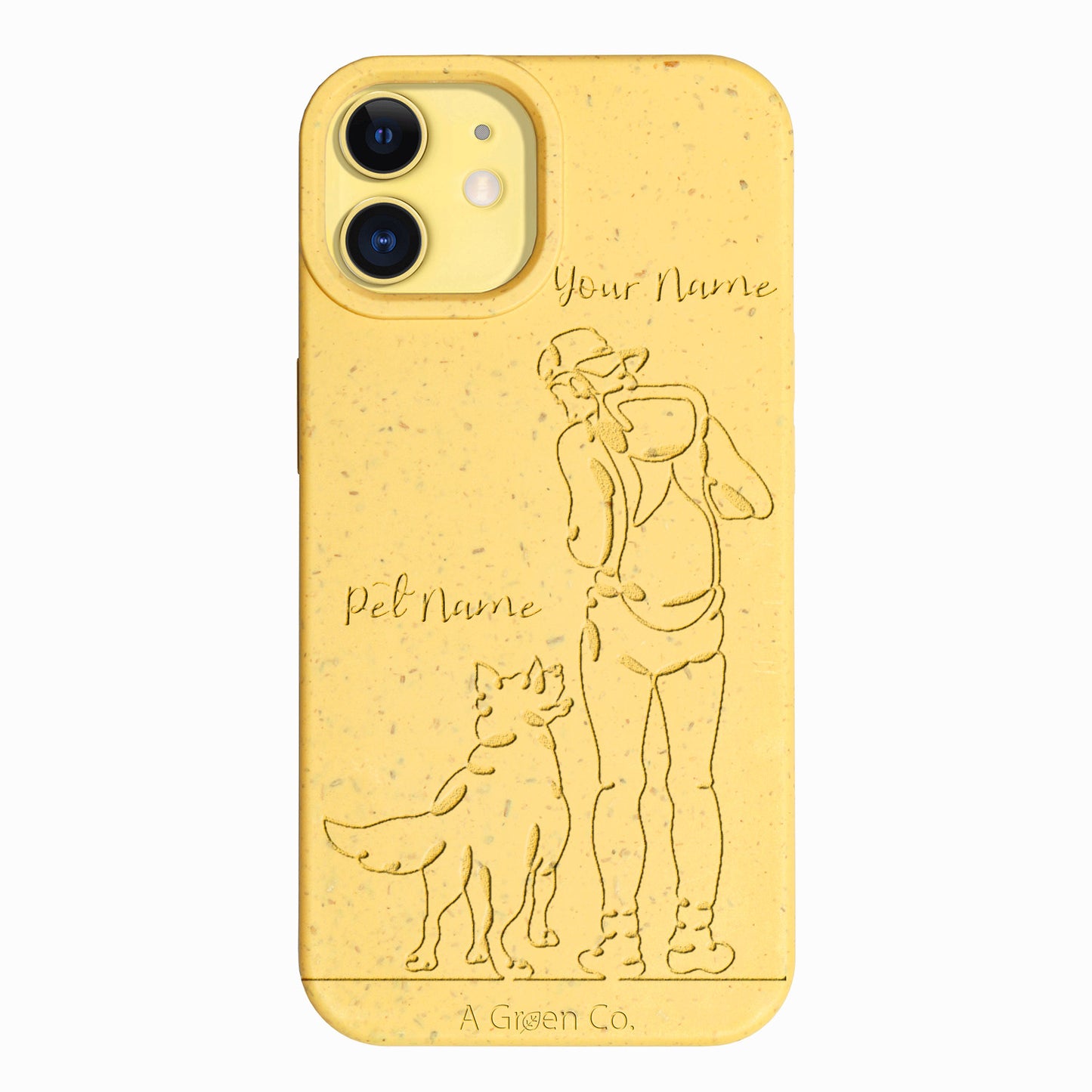 Wagging Tails (Guy) - iPhone 11 Eco-Friendly Case