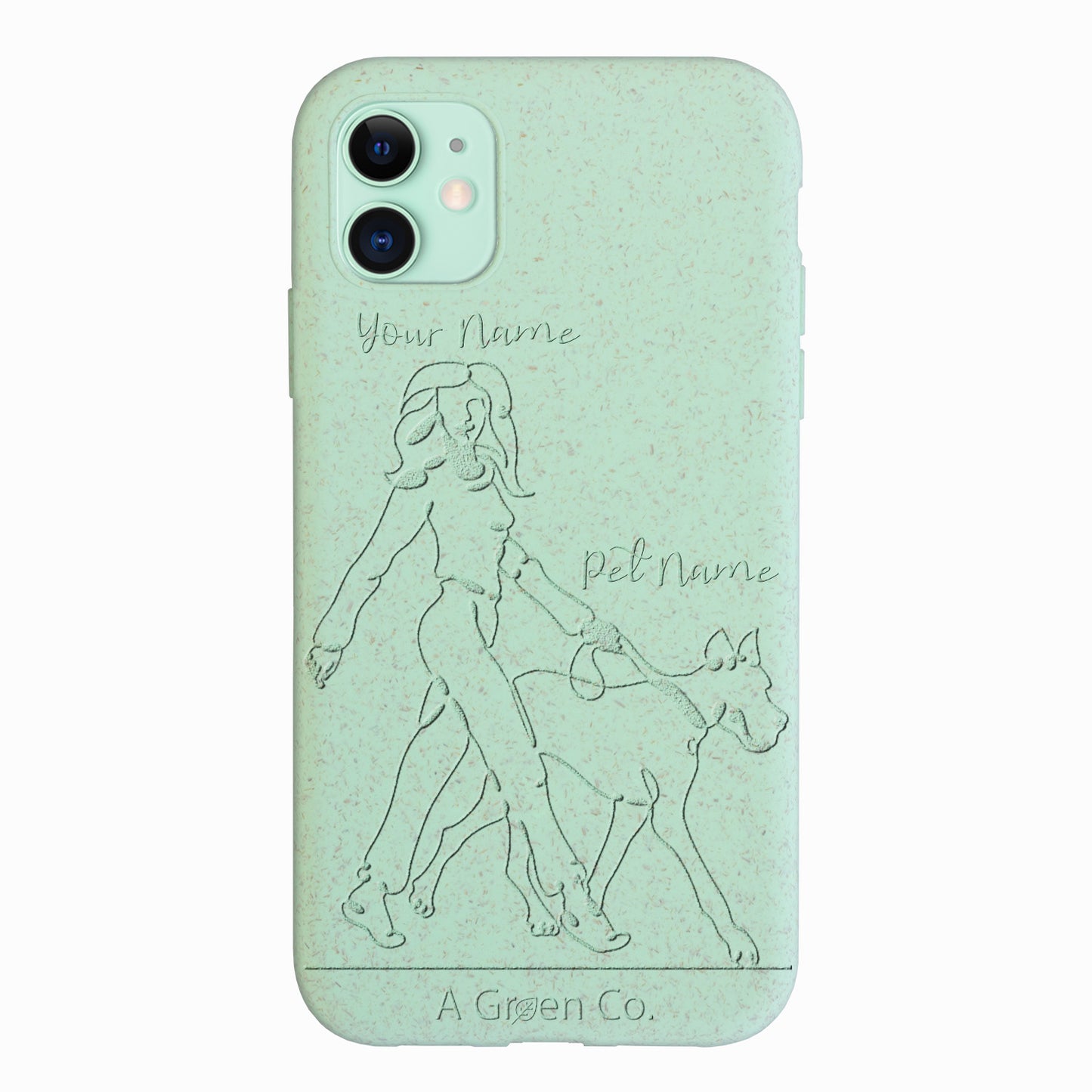 Wagging Tails (Girl) - iPhone 11 Eco-Friendly Case