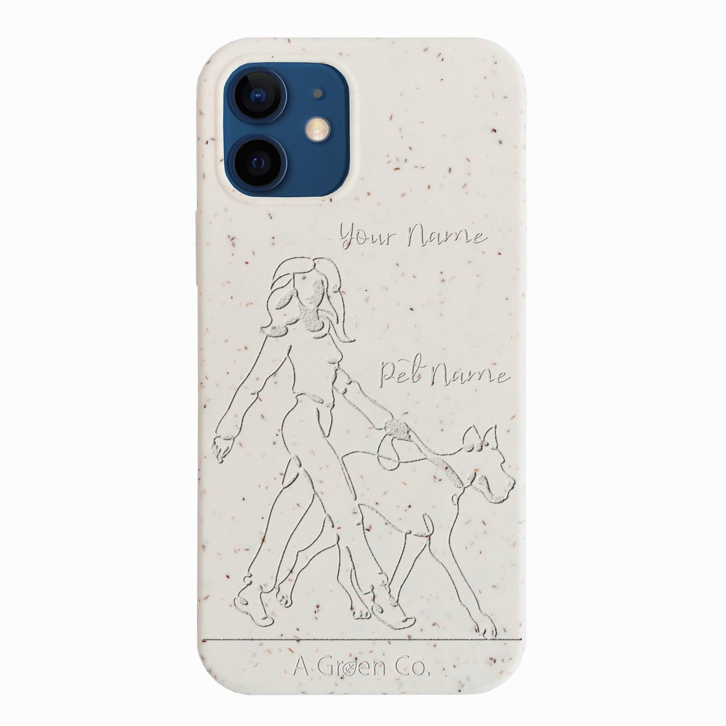 Wagging Tails (Girl) - iPhone 12 Mini Eco-Friendly Case