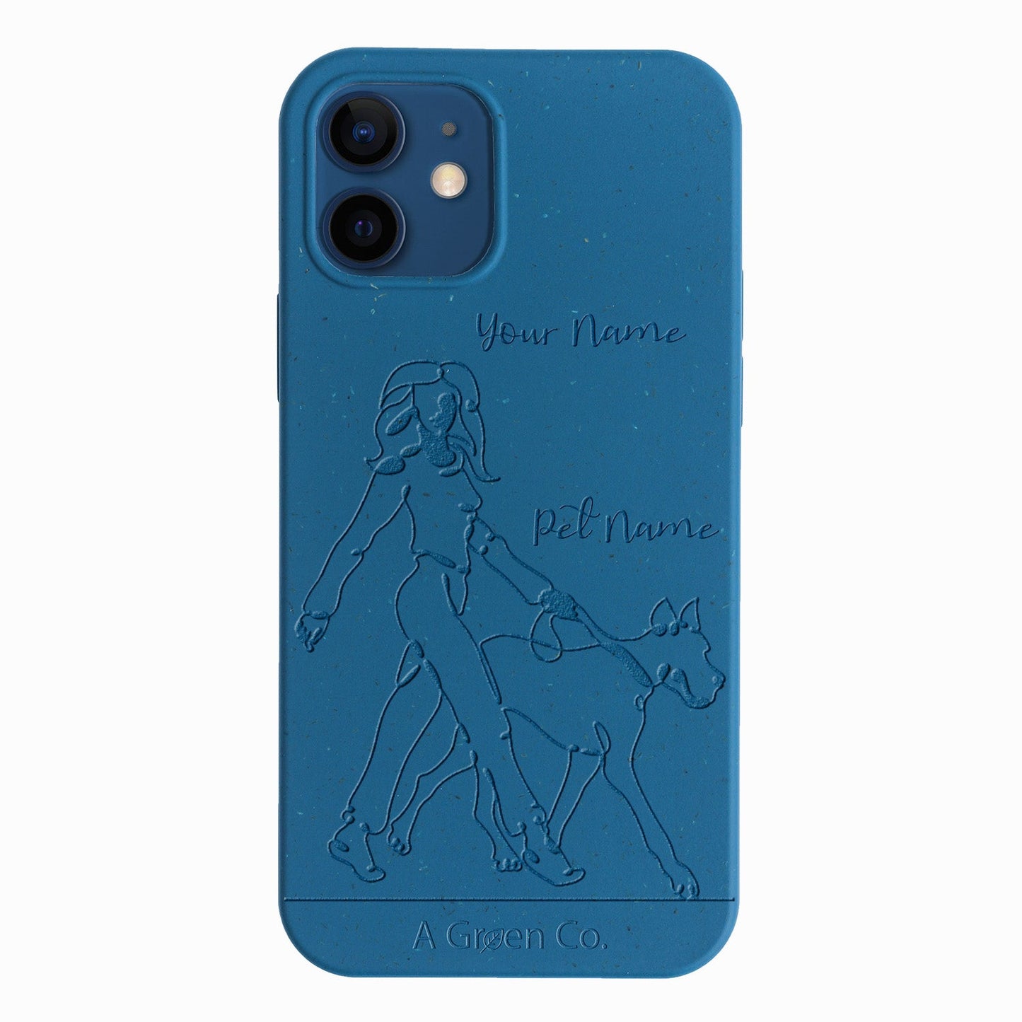 Wagging Tails (Girl) - iPhone 12 Mini Eco-Friendly Case