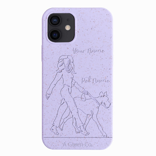Wagging Tails (Girl) - iPhone 12 / 12 Pro Eco-Friendly Case