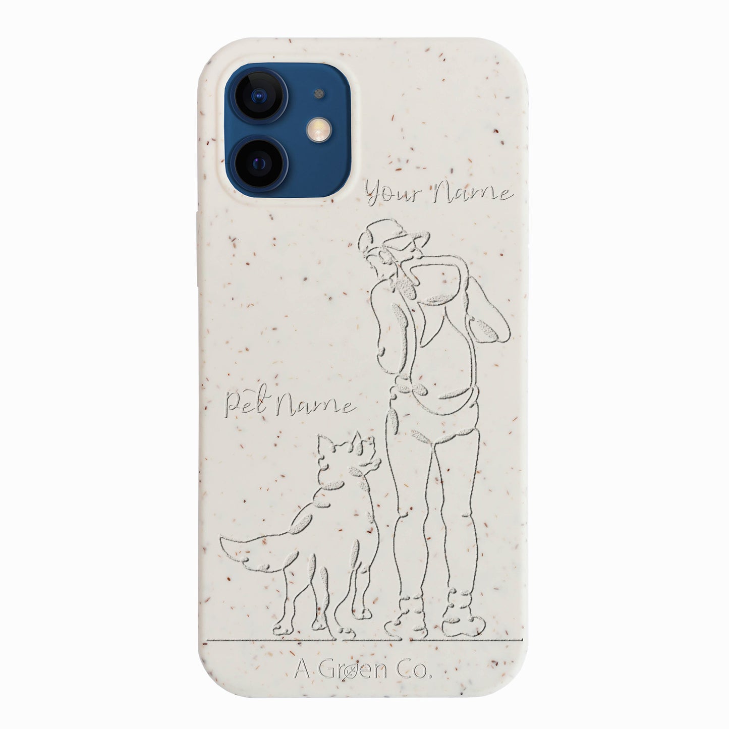 Wagging Tails (Guy) - iPhone 12 / 12 Pro Eco-Friendly Case