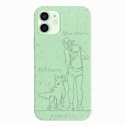 Wagging Tails (Guy) - iPhone 12 / 12 Pro Eco-Friendly Case