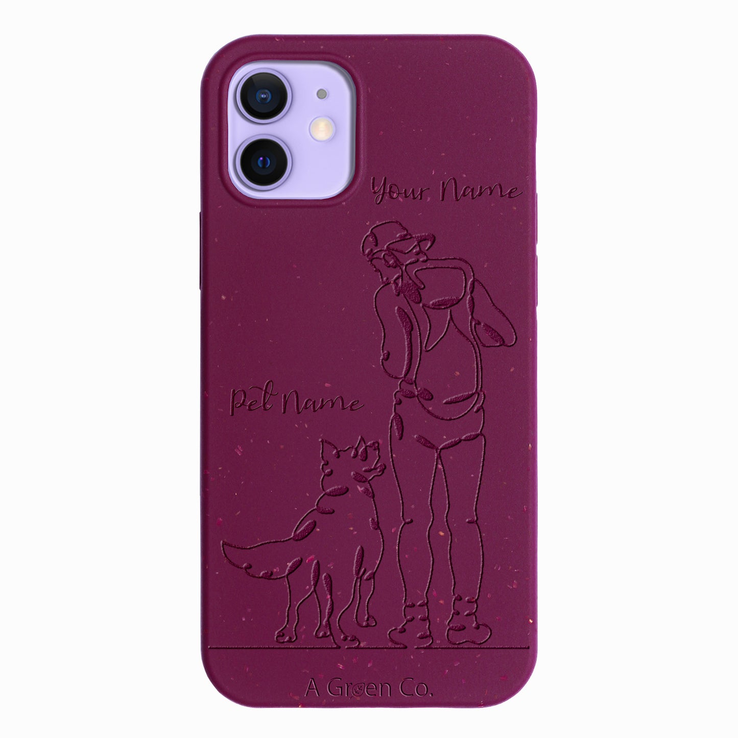 Wagging Tails (Guy) - iPhone 12 / 12 Pro Eco-Friendly Case