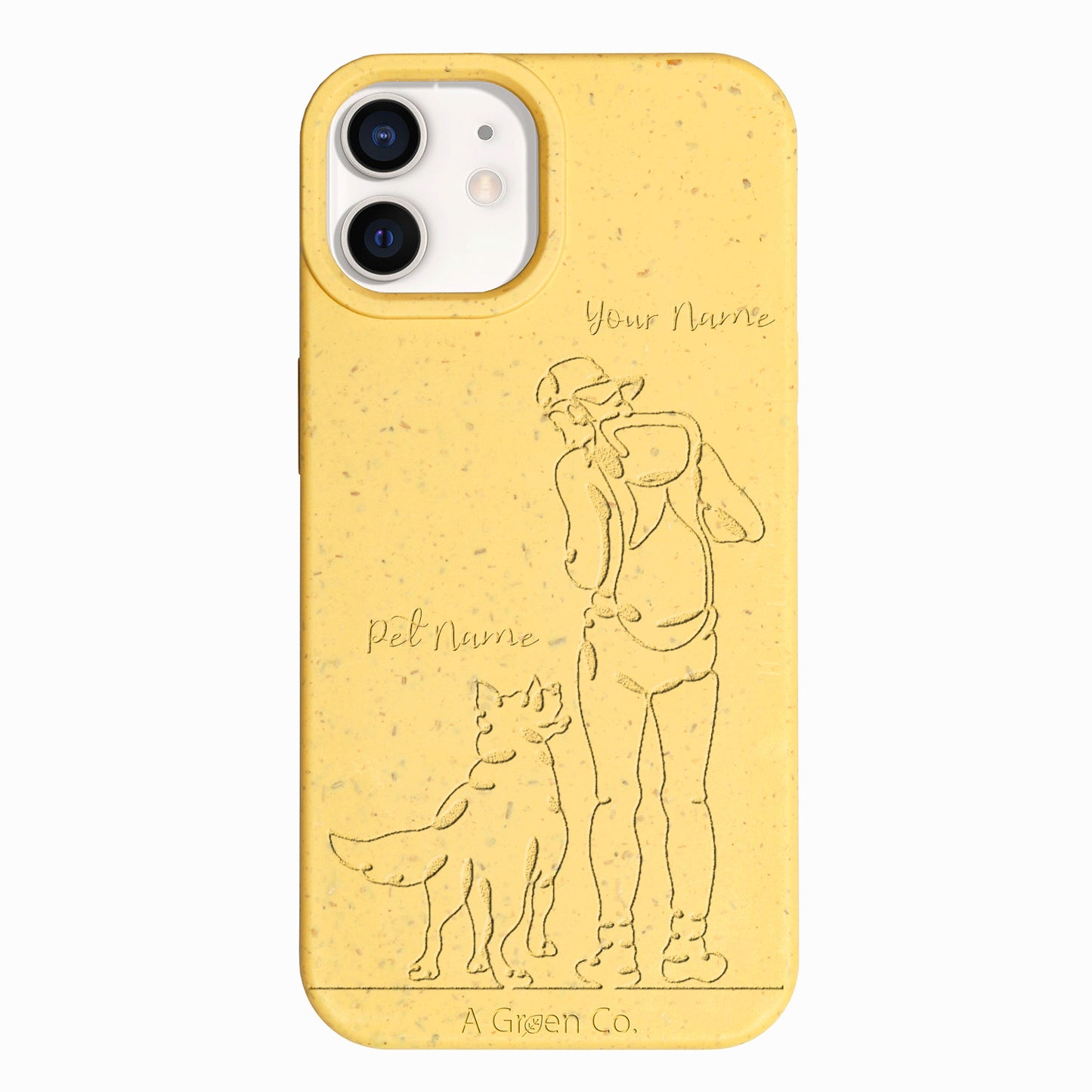 Wagging Tails (Guy) - iPhone 12 / 12 Pro Eco-Friendly Case