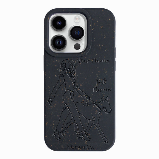 Wagging Tails (Girl) - iPhone 16 Pro Max Eco-Friendly Case