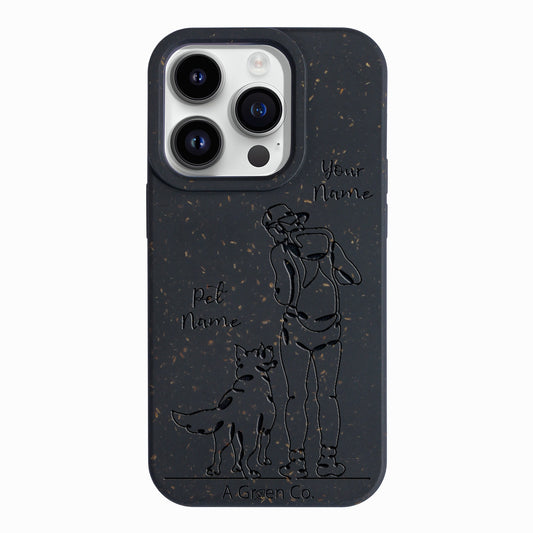 Wagging Tails (Guy) - iPhone 16 Pro Eco-Friendly Case