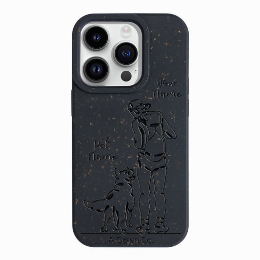 Wagging Tails (Guy) - iPhone 14 Pro Max Eco-Friendly Case