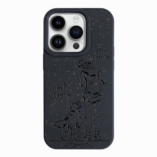 Wagging Tails (Guy) - iPhone 14 Pro Eco-Friendly Case