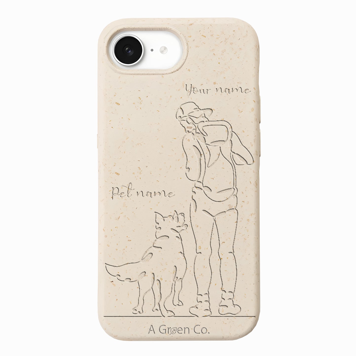Wagging Tails (Guy) - iPhone 16e Eco-Friendly Case