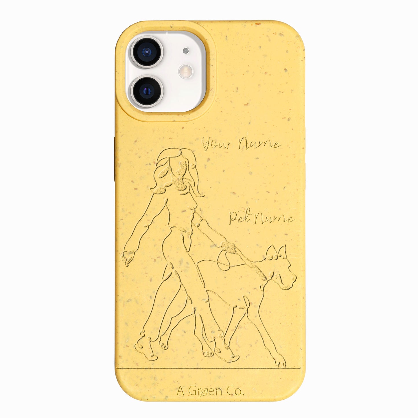 Wagging Tails (Girl) - iPhone 12 / 12 Pro Eco-Friendly Case