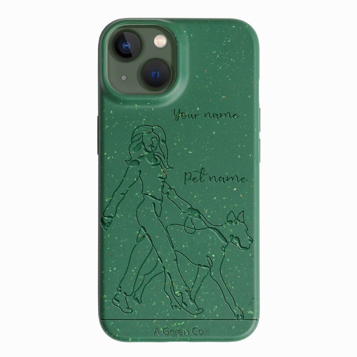 Wagging Tails (Girl) - iPhone 13 Eco-Friendly Case