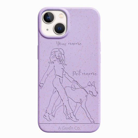 Wagging Tails (Girl) - iPhone 14 Eco-Friendly Case