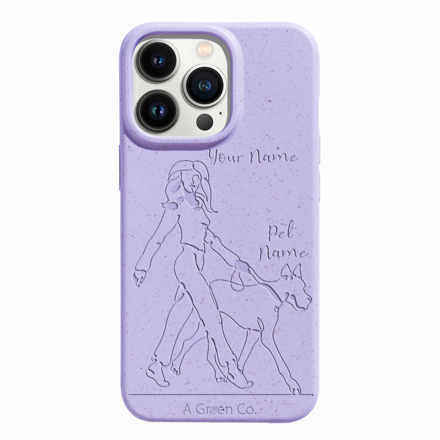 Wagging Tails (Girl) - iPhone 15 Pro Eco-Friendly Case