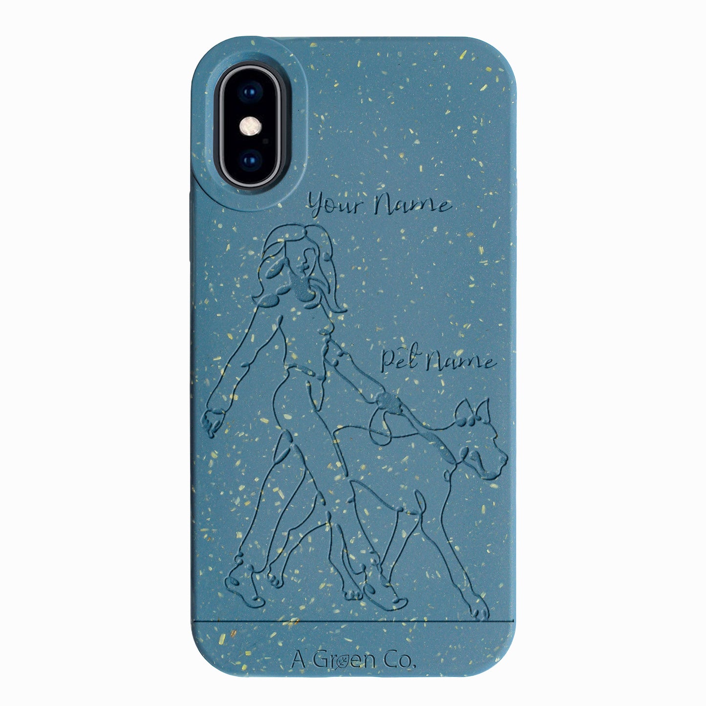 Wagging Tails (Girl) - iPhone Xs Eco-Friendly Case