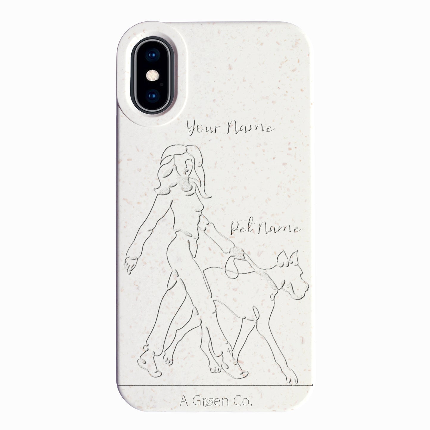 Wagging Tails (Girl) - iPhone Xs Eco-Friendly Case