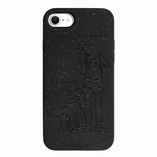 Wagging Tails (Guy) - iPhone SE 2020 / 8 / 7 / 6 / 6s Eco-Friendly Case