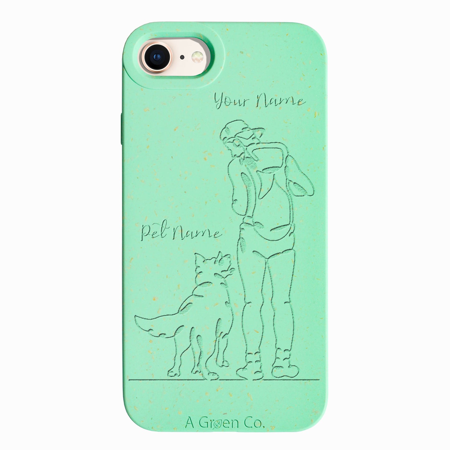 Wagging Tails (Guy) - iPhone SE 2020 / 8 / 7 / 6 / 6s Eco-Friendly Case