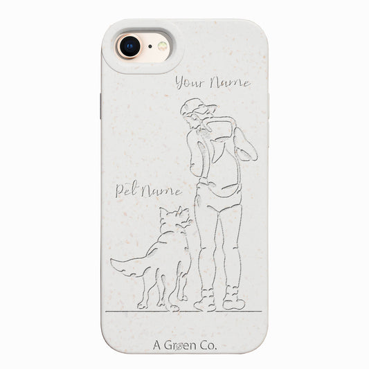 Wagging Tails (Guy) - iPhone SE 2020 / 8 / 7 / 6 / 6s Eco-Friendly Case