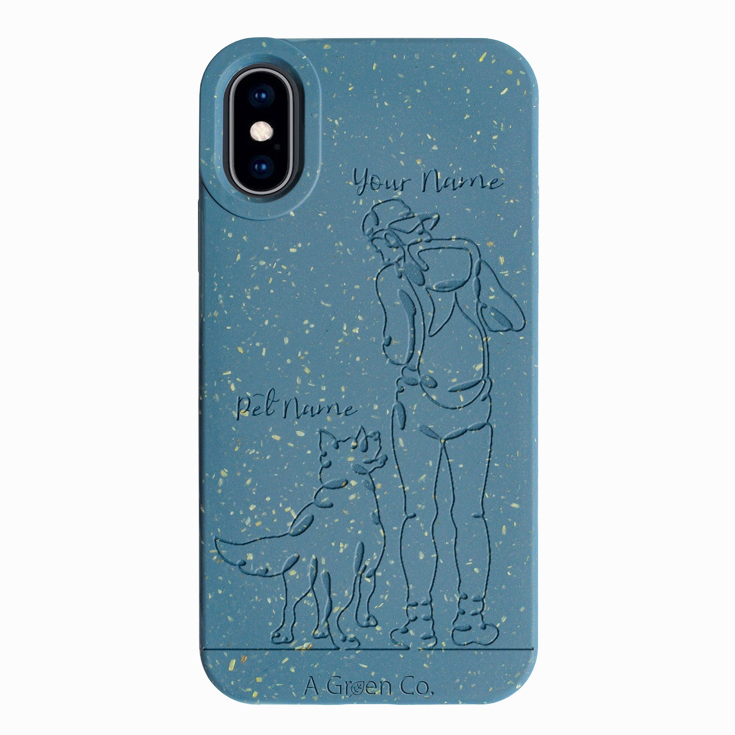 Wagging Tails (Guy) - iPhone Xs Eco-Friendly Case