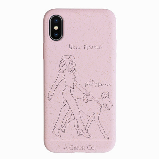 Wagging Tails (Girl) - iPhone Xs Eco-Friendly Case