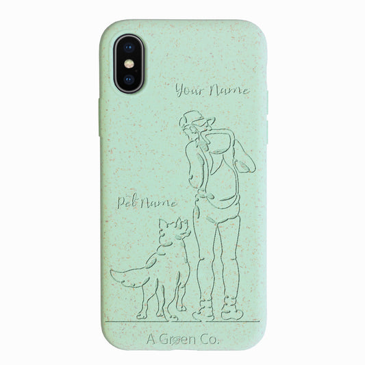 Wagging Tails (Guy) - iPhone Xs Eco-Friendly Case