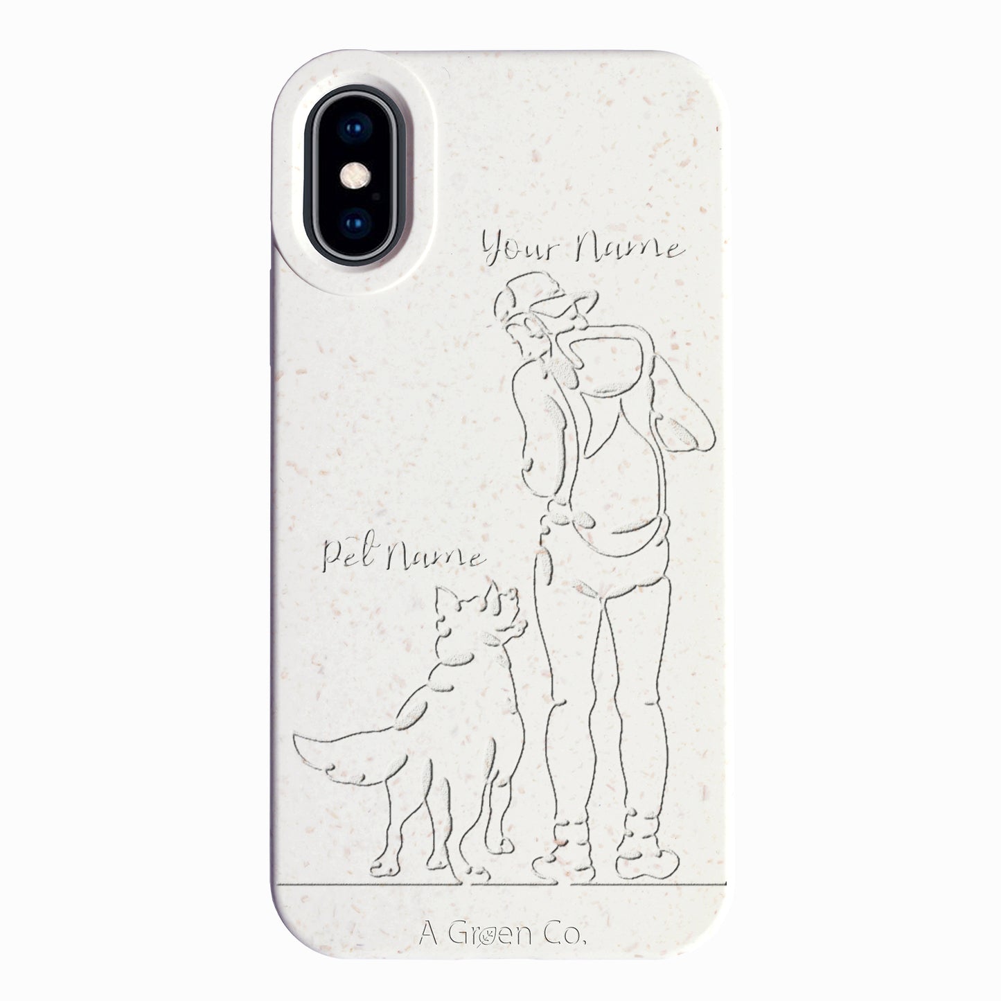 Wagging Tails (Guy) - iPhone Xs Eco-Friendly Case