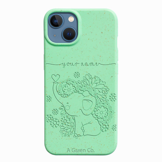 Tiny Tuskers - iPhone 15 Eco-Friendly Case