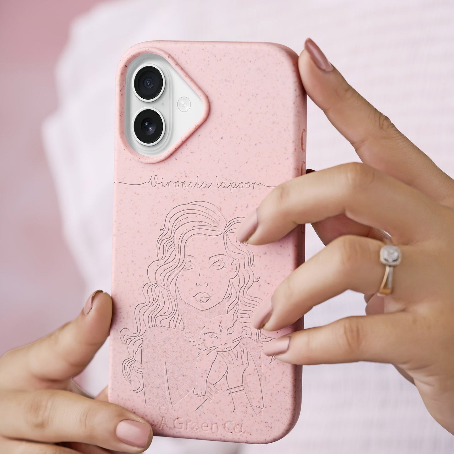 Pretty Kitty - iPhone 15 Pro Eco-Friendly Case