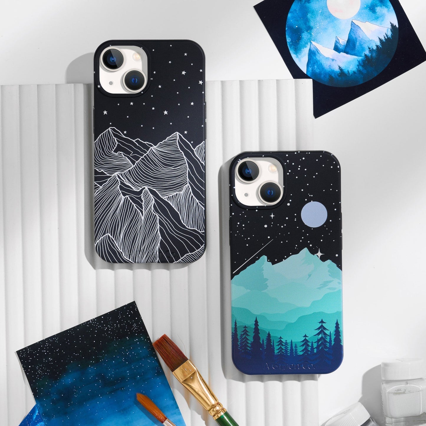 Starry Peaks - iPhone 13 Pro Max Eco-Friendly Case