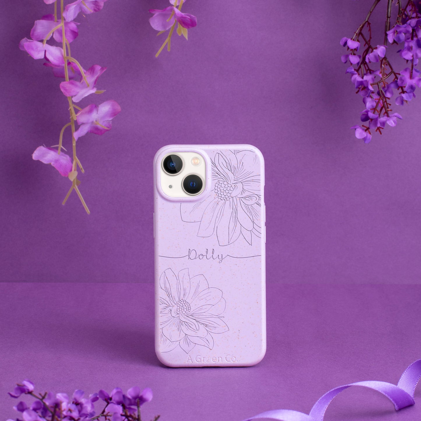 Floral Handwritten - iPhone 16 Eco-Friendly Case