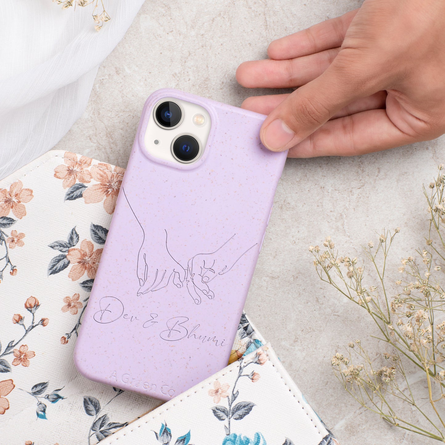 Holding Hands - iPhone 16 Eco-Friendly Case