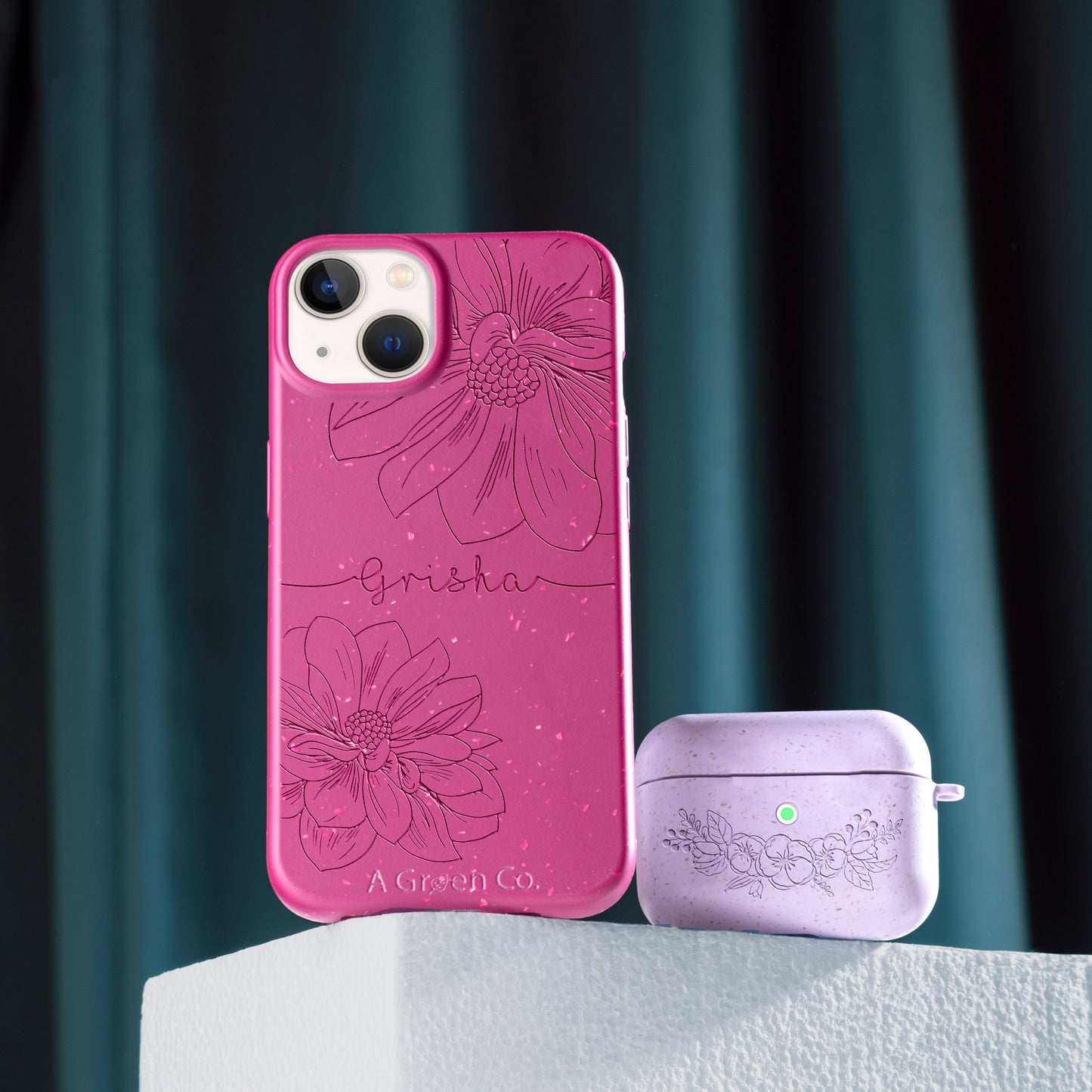 Floral Handwritten - iPhone 16 Eco-Friendly Case