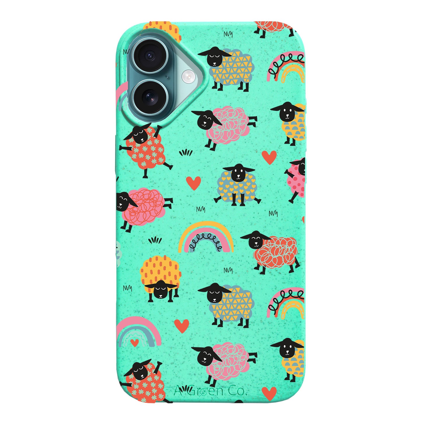 Dancing Lambs - iPhone 16 Eco-Friendly Case